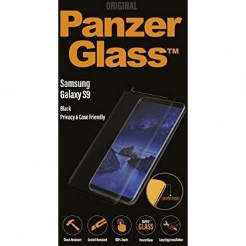 Protector de Pantalla Panzerglass P7142 para Samsung Galaxy S9 Negro - Cristal Templado - Filtro Privacidad - Reducción Luz Azul