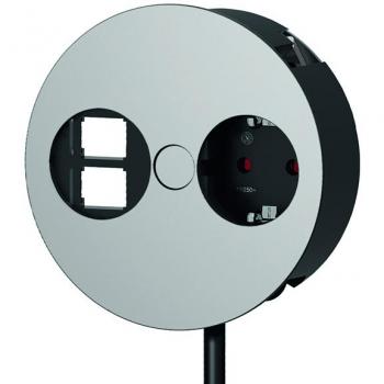 Bachmann 931.000 Power Strip, TWIST, 2x Type F, 0.2 m, Built-in power strip with 2x Silver connectors and Black PG connector