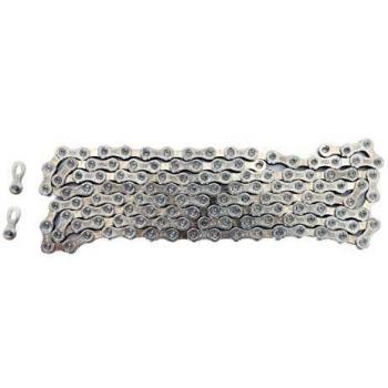 MSC Bikes CHAIN12 Cadena de Bicicleta, Adultos Unisex, Plata, 12 Velocidades, 126 Eslabones