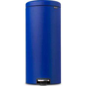 Brabantia NewIcon Cubo de Basura con Pedal, 30 Litros, Color Azul