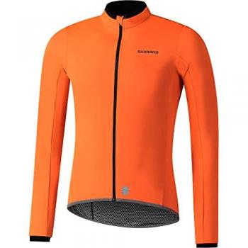 Chaqueta Windflex Shimano para hombre, color naranja, talla L