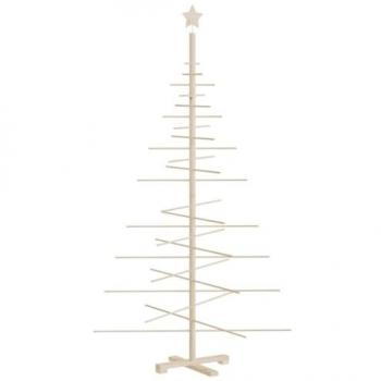 vidaXL Wooden Christmas Tree for Decoration 180 cm Solid Wood Pine