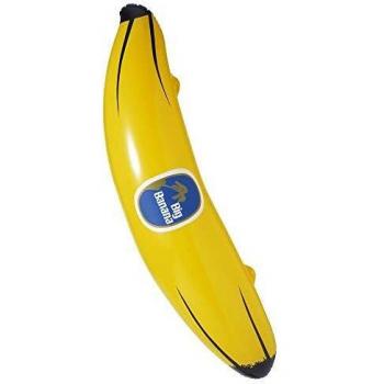 Plátano Gigante Hinchable de 100 cm - Decoración para Fiestas, Carnaval y Temáticas Hawaianas