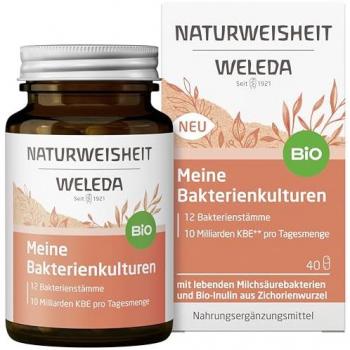 Weleda Suplemento Alimenticio Bio Culturas Bacterianas para la Digestión - 40 Cápsulas