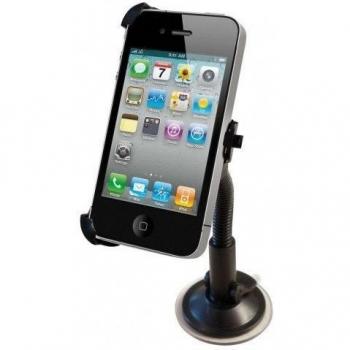 4-Ok SOIP4G - Soporte para vehiculo específico para iPhone 4/4S, color negro