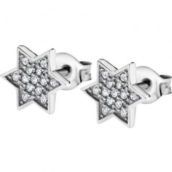 Pendientes Time Road WS01350 Basics de Plata con Motivo Estrella para Mujer