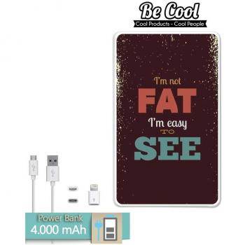 Becool® - Batería Externa Power Bank 4000 mah + Gratis 1 cable USB-MicroUsb