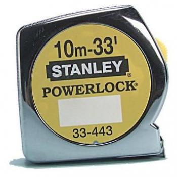 Cinta Métrica Profesional Stanley PowerLock 10m/33ft con Ancho de 25mm