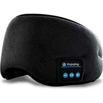Auriculares Inalámbricos Bluetooth con Máscara de Ojos para Dormir, Diadema Suave y Elástica para Música