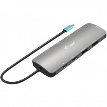 Estación de Acoplamiento USB-C Metal Nano 2x HDMI con Carga PD 100W + Cargador 112W
