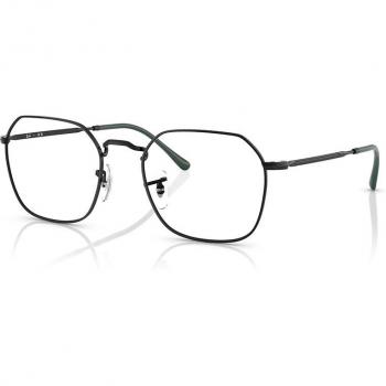 Ray-Ban RX3694V Jim 2509 Unisex Geometric Black Eyeglasses, Size 51, Blue Light Block Available