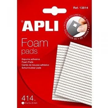 Apli 13814 Foam Pad, 5 X 5 X 3 X 414 U