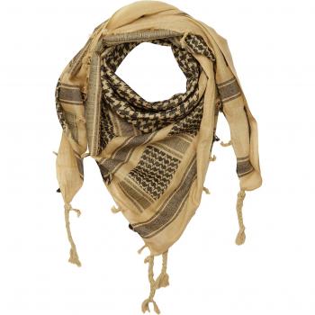 DR-Sicherheitssysteme Shemag/Palästinenser-Halstuch Khaki/Schwarz