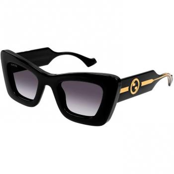 Gucci Cat-eye Oversize Sunglasses Black Female 49 MM