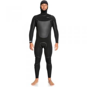 Traje de neopreno Quiksilver Marathon Sessions 5/4/3mm negro absoluto - XL, manga larga, cremallera pectoral, 3 mm