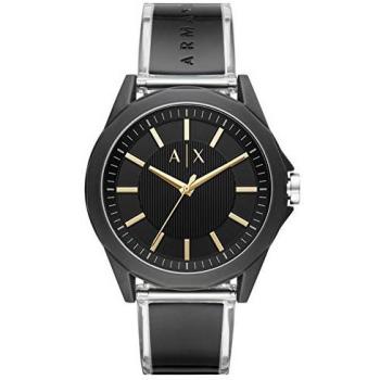 Armani Exchange Men's Black Analog Quartz Watch AX2640 with Water Resistance