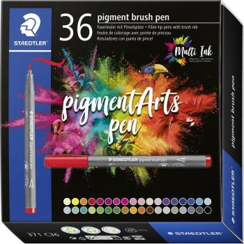 ROTULADOR STAEDTLER PIGMENT BRUSH 371 36 COLORES S