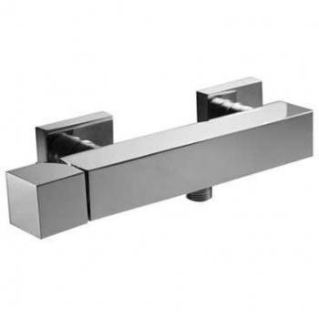 Tres Griferia - Monomando Ducha Ducha De Mano Anticalcárea Con Soporte Orientable Y Flexo Satin