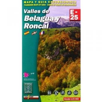 Valles de Belagua y Roncal, mapa excursionista. Escala 1:25.000. Español, Français, Euskara. Alpina Editorial.