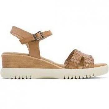 Sandalias de cuña de piel Porronet Edith