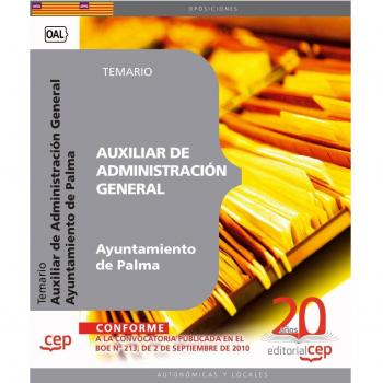 Auxiliar de Administración General Ayuntamiento de Palma. Temario