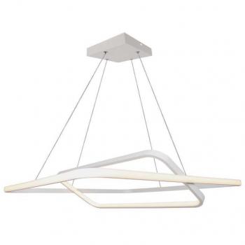 Lámpara colgante LED V-TAC 50W, color metal blanco, dimensiones 120cm x 60cm, temperatura de color 4000K, regulable Triac