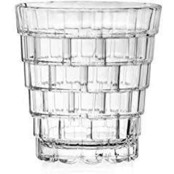 Set de 6 vasos dof apilables de vidrio transparente 32 cl RCR