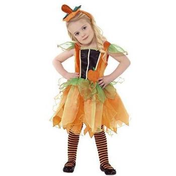 Smiffy'S 35673T1 Disfraz De Hada Calabaza Con Vestido Y Diadema, Naranja, Pequeño - Edad 1-2 Años