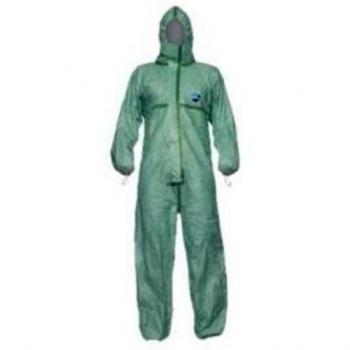 DuPont Tyvek 500 Xpert | Ropa de protección química con capucha,Categoría III, Tipo 5-B y 6-B | Resistente pero Ligero | Blanco|Talla L