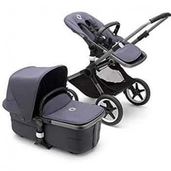 Bugaboo Fox 3 Complete Stroller in Graphite/Stormy Blue