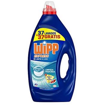 Detergente gel Wipp Express 35+18 dosis, 2,385 litros