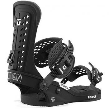 Fijaciones de Snowboard UNION Force Classic 2025, color negro, talla S