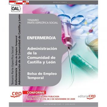 Enfermero/a de la Administración de Castilla y León. Bolsa de Empleo Temporal. Temario Parte Específica Social