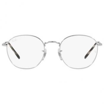 Ray-Ban RX6472 2501 Men's Eyeglasses Silver Size 52 (Frame Only) - Blue Light Block Available