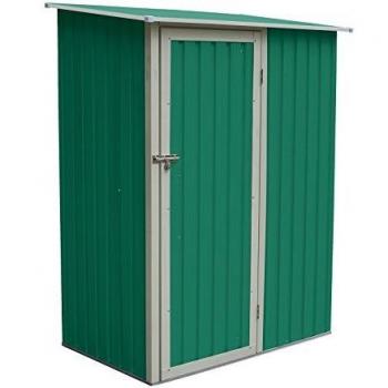 GARDIUN KIS12961 - Armario Newcastle 1.27 m² Exterior 89 x 143 x 186 cm, Verde