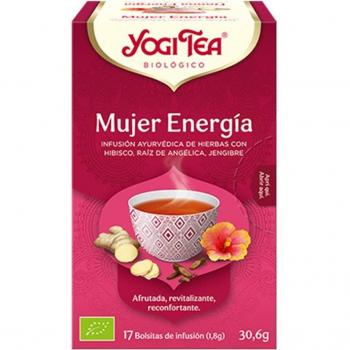 Yogi Tea Mujer Energía Infusión Ecológica 17 Bolsitas