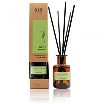 Ambientador Mikado 100ml Madera y Vetiver - Difusor de Varillas Decorativo para el Hogar