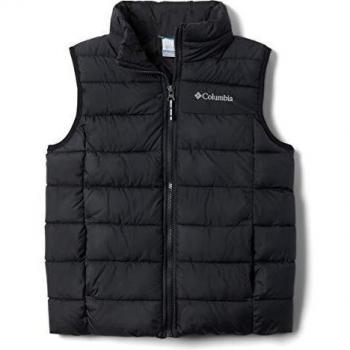 Columbia Powder Lite Puffer Chaleco, Niños, Negro, L