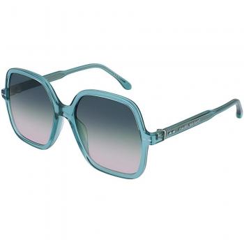 Isabel Marant Stylish Square Acetate Sunglasses with Green Frame for Women, 56 MM