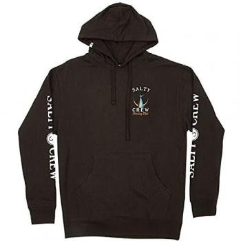 Salty Crew - Jersey de forro polar para hombre, color negro, pequeño