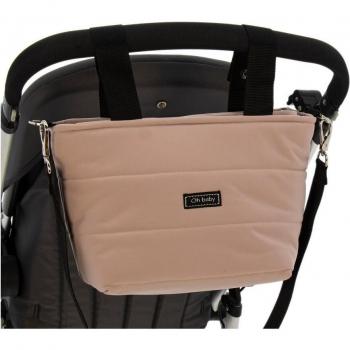 Bolso pequeño para silla de paseo Rosy Fuentes - Talega pequeña con diseño práctico, material resistente, compartimentos organizadores y correa ajustable