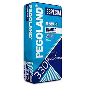 CEMENTO COLA PEGOLAND ESPECIAL C1 BLANCO SACO 25 KG