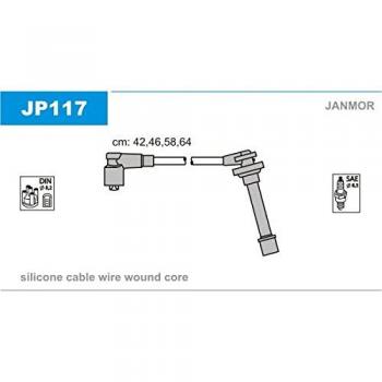 Juego de cables de encendido JANMOR JP117 para NISSAN MICRA 2 y MICRA 3