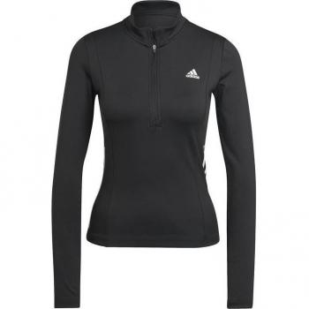 Camiseta manga larga adidas Hyperglam 1/4-Zip mujer BK
