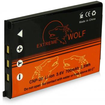 Power Batería NP-20 para Casio Exilim EX-M1 | EX-M2 | EX-M20 | EX-M20U | EX-S1 | EX-S1PM | EX-S2 | EX-S3 | EX-S20 | EX-S20U | EX-S23 | EX-S100 | EX-S100WE | EX-S500 | EX-S500EO | EX-S500GY | EX-S500WE | EX-S600 | EX-S600D | EX-S770 | EX-S770D | EX-S880 |