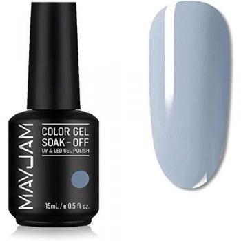 MAYJAM Gel Esmalte de Uñas Barniz Soak Off UV LED Esmalte de Uñas en Gel Nail Art Manicure Salon DIY en Casa 15ML- Azul