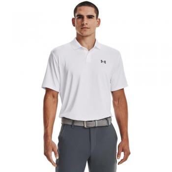 Under Armour Performance 3.0 Short Sleeve Polo Shirt - Men's Size S - White