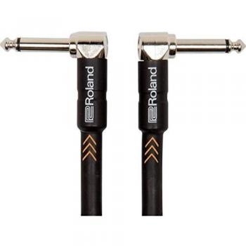 Roland Black Series Instrument Cables, RIC-B3AA, Black, length: 3 ft./1 m