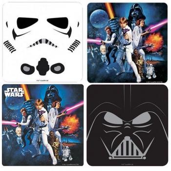 Star Wars – Juego de 4 posavasos Héroes VS. Darth Vader & Trooper – Episodio 4 – 6
