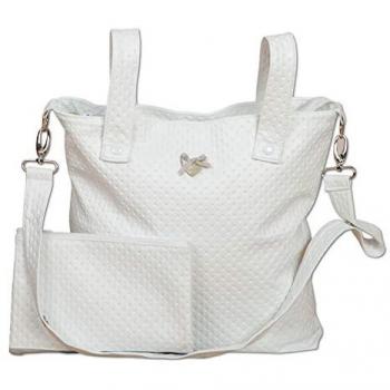 Babyline Letto - Panera con neceser, unisex, color blanco